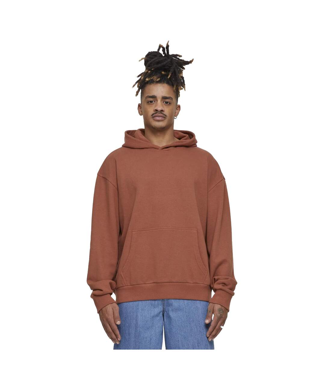 Sweat À Capuche Homme Rouille Claire Urban Classics-1