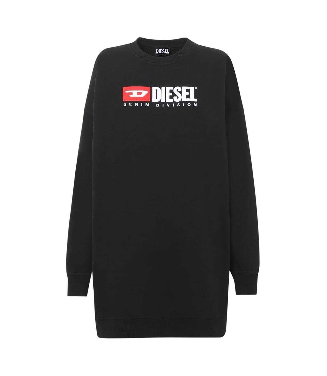 Robe Sweat Denim Division Femme Noir Diesel-2
