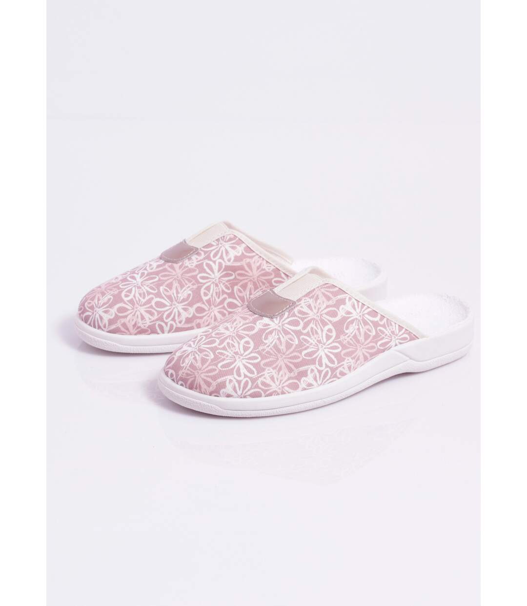 Chaussons mules grande largeur élastiqués-3