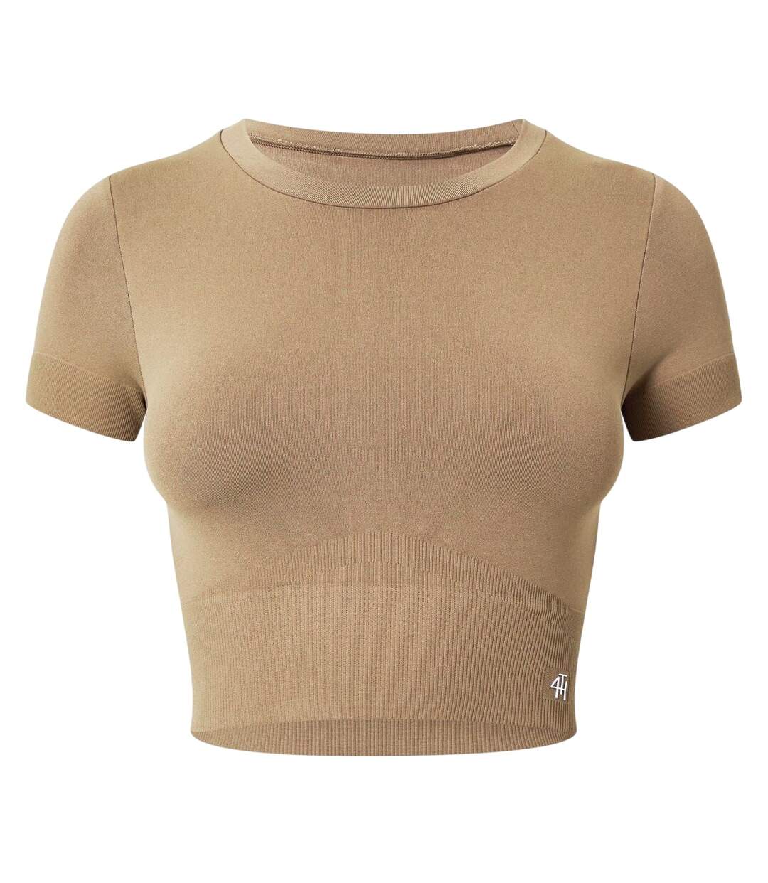 T-shirt Court Femme Marron 4th & Reckless-2