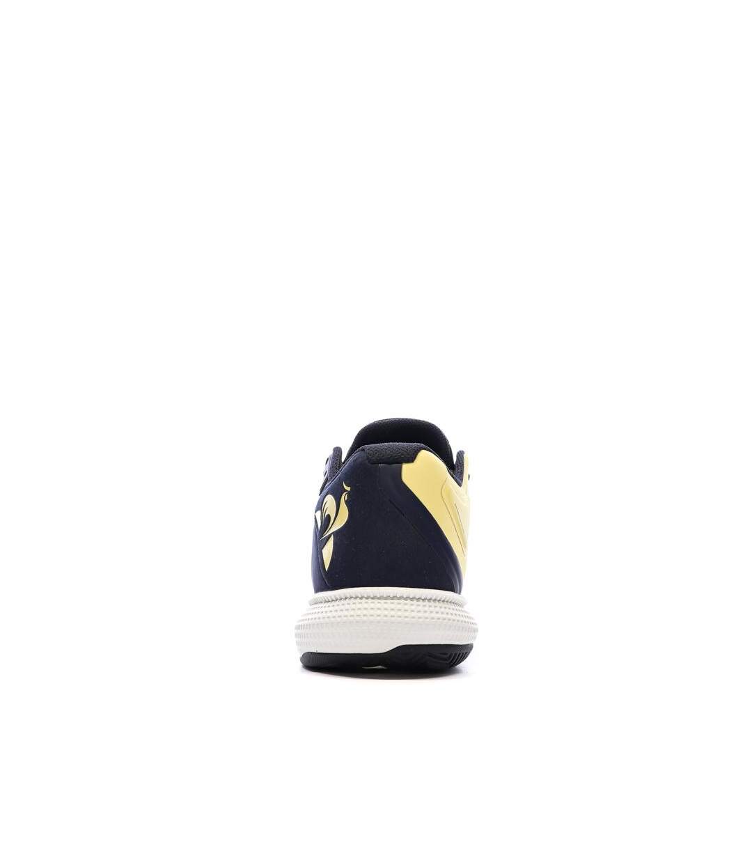 Baskets noires/jaunes homme le coq sportif futur-3