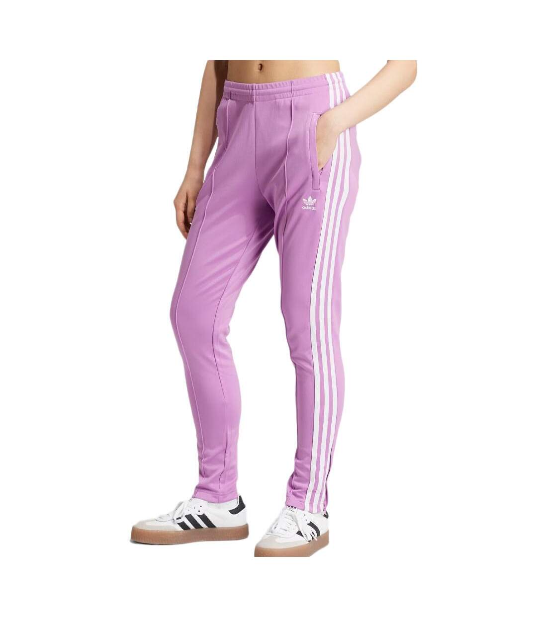 Jogging violet femme adidas iy2184-1