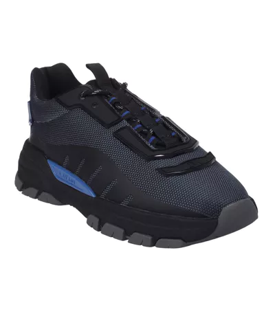 Baskets Exo Homme Noir Bleu Lavair
