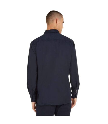 Mens Core Flex Poplin Shirt Blue Tommy Hilfiger
