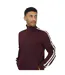 Haut De Survêtement Motif/style Zippé Homme Bordeaux Brave Soul-3