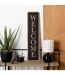 Décoration Murale Welcome Wilfried 57cm Noir-2