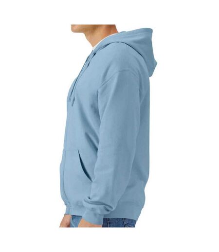 Veste à capuche homme bleu de gris Gildan