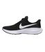Womens/ladies Revolution 7 Logo Trainers Black White Nike-3