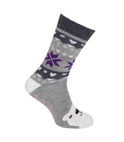 Ladies/Womens Slipper Gripper Socks (Polar Bear) - UTUT612