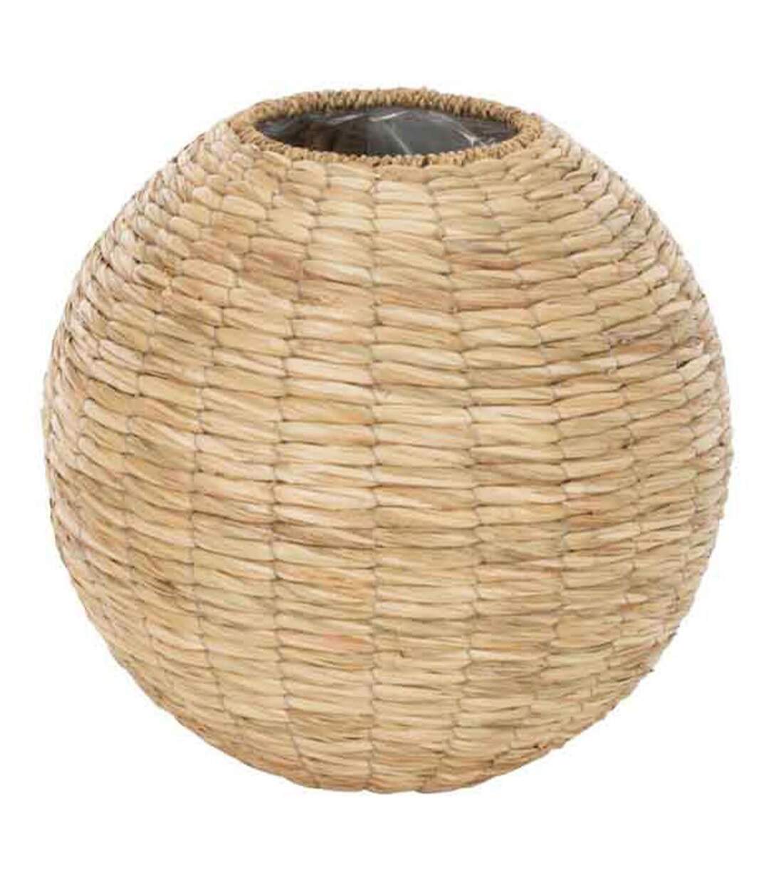 Vase Boule Design en Paille Yumi 35cm Naturel-1
