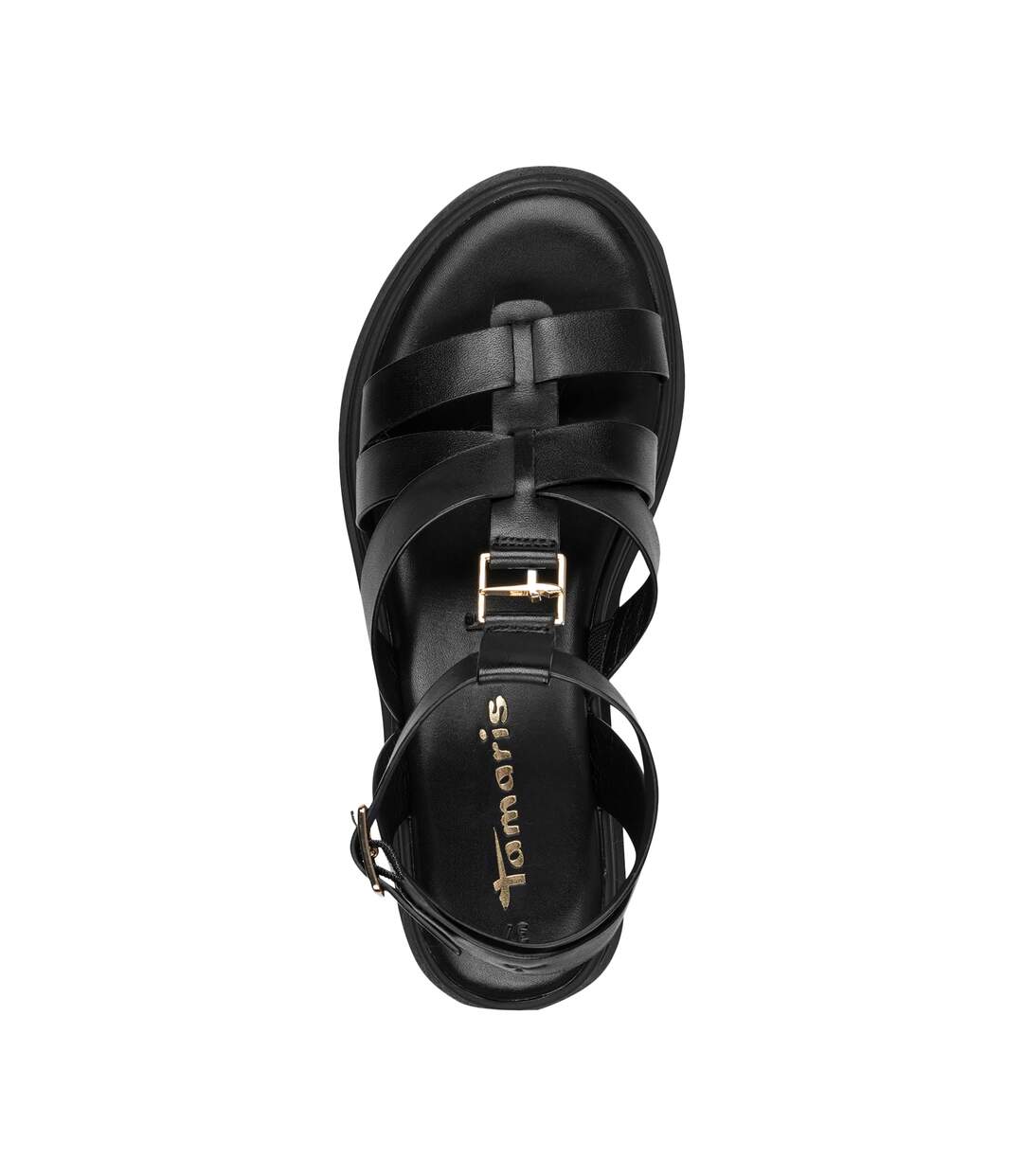 Sandales Compensées Cuir Tamaris-5
