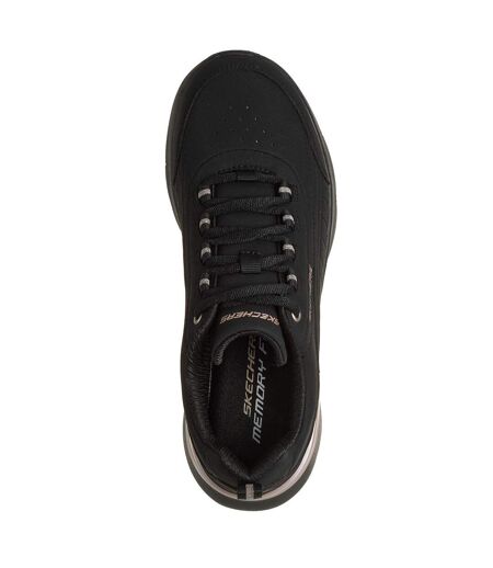 Baskets Sketch-air Dynamight Femme Noir Rose Doré Skechers