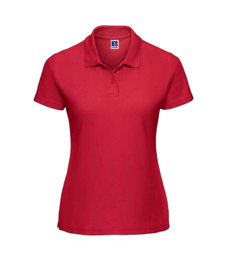 Polo femme rouge classique Russell Russell