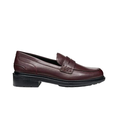 Mocassins Walk Pleasure Femme Bordeaux Geox