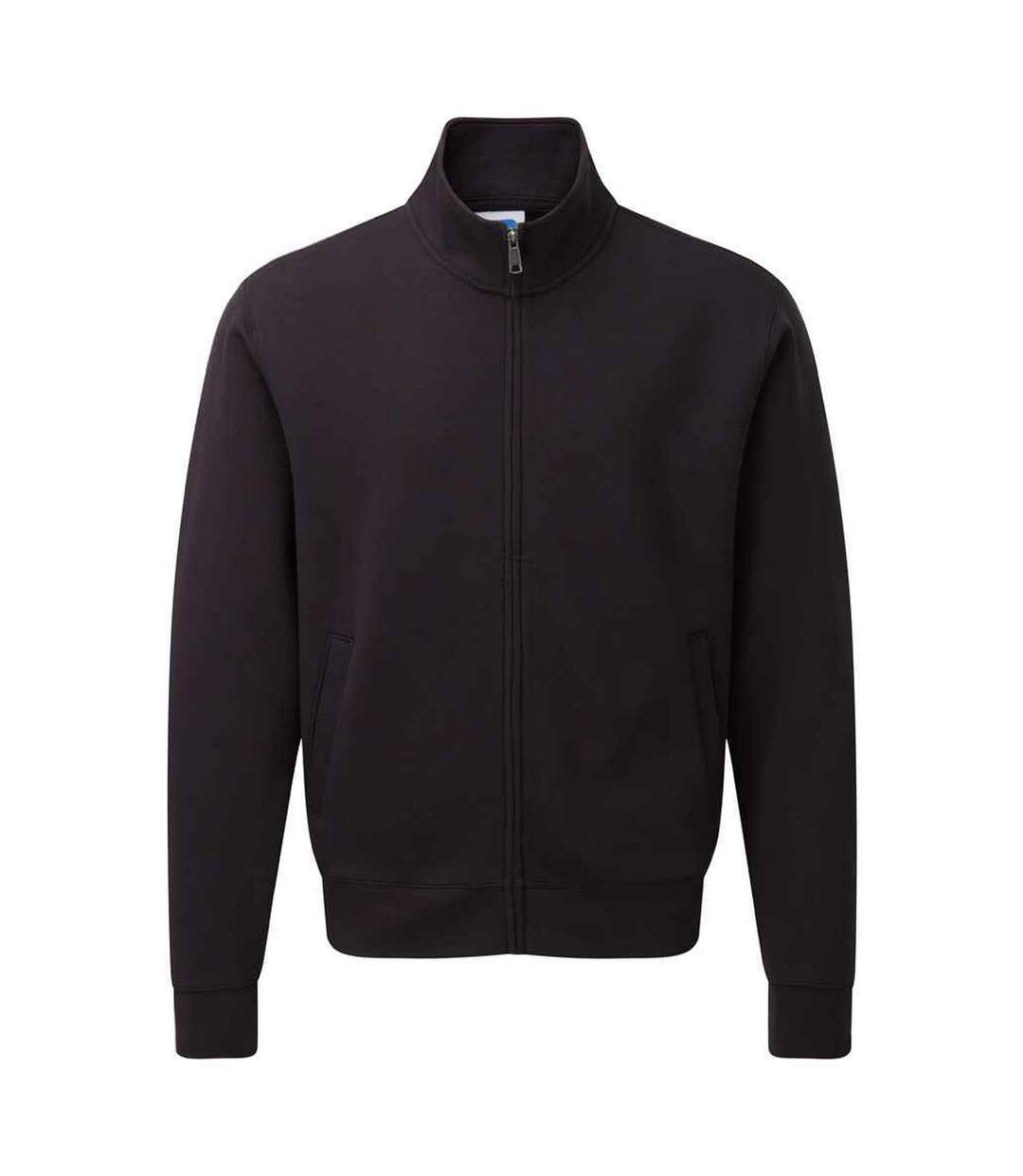 Mens authentic sweat jacket black Russell