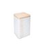 Boîte à Sucre en Poudre Scandi 18cm Blanc-1