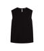 Womens/ladies Plain Sleeveless Shirt Black Ted Baker-2