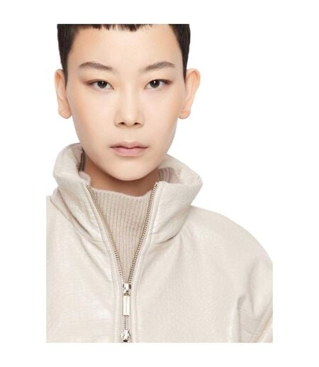 Blouson Aviateur Femme Beige Armani Exchange