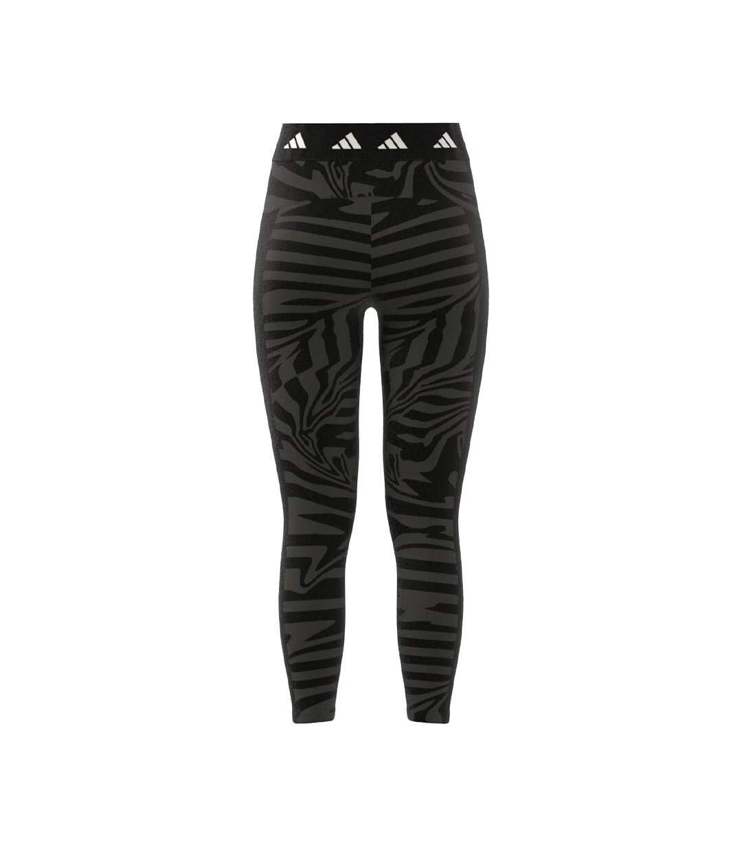 Legging Noir Femme Adidas Print - L