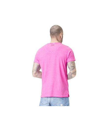 T-shirt homme col V Neon Pink Vondutch