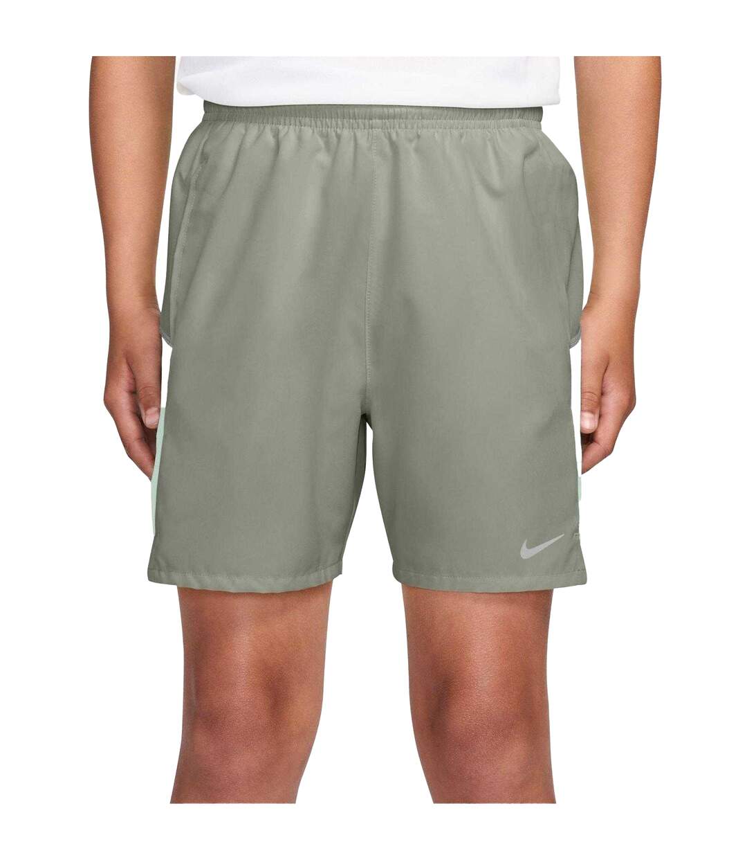 Short De Course Miler Femme Vert Foncé Brume Nike-1