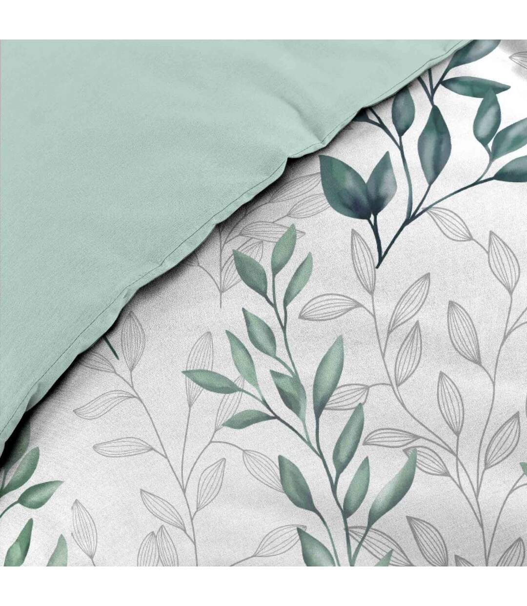 Parure de Lit 3 Pièces Wendy 240x220cm Vert-4