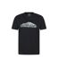 T-shirt Scotland Homme Noir Mountain Warehouse-1