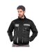 Portwest Mens Contrast Hardwearing Workwear Jacket (TX10) (Black)
