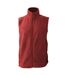 Jerzees Color Fleece Gilet Jacket / Bodywarmer (Classic Red)