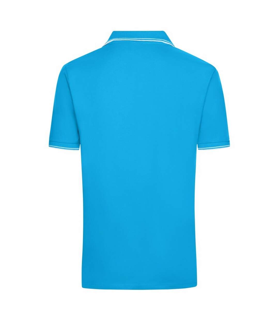 Polo Homme Turquoise Vif Blanc James And Nicholson-2