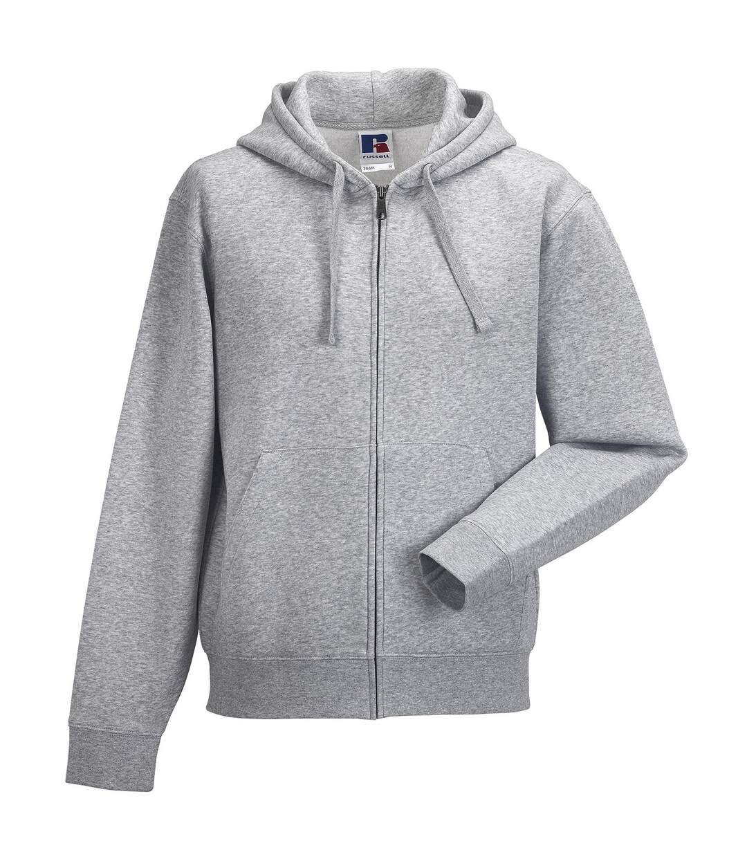 Veste À Capuche Authentic Homme Gris Clair Russell-4