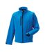 Jerzees Colors Mens Water Resistant & Windproof Softshell Jacket (Azur Blue)