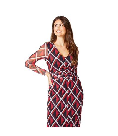 Robe Mi-longue Femme Rouge Principles