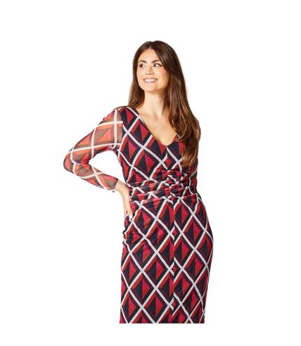 Robe mi-longue femme rouge Principles