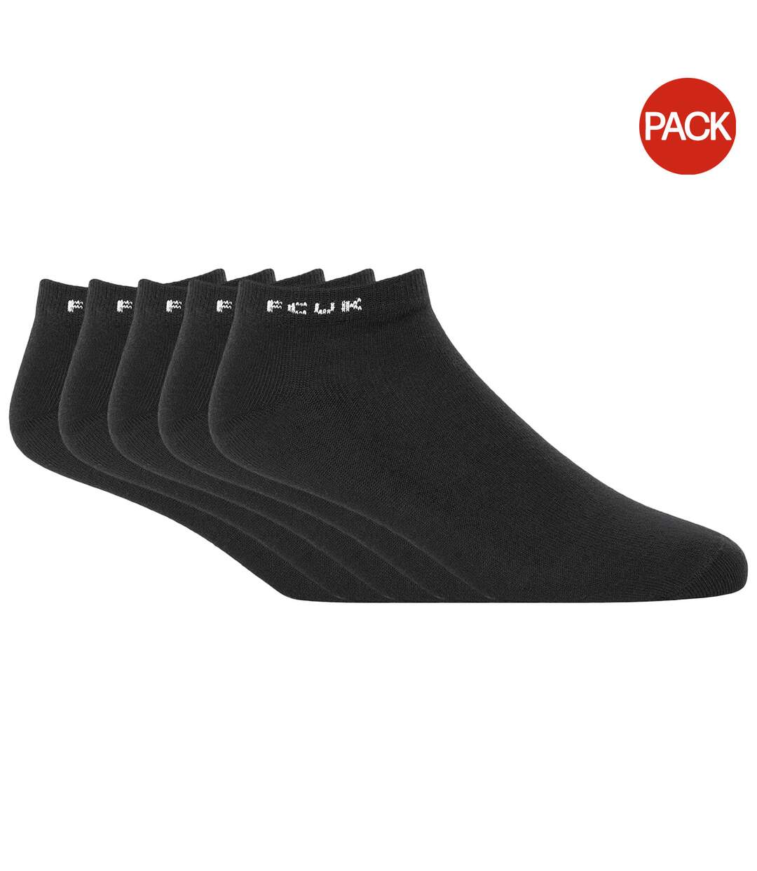 Socquettes homme noir / blanc FCUK-1