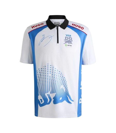 Polo Motif/style Red Bull Homme Blanc Hugo Boss