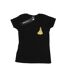 Disney Princess Womens/Ladies Belle Chest Cotton T-Shirt (Black)