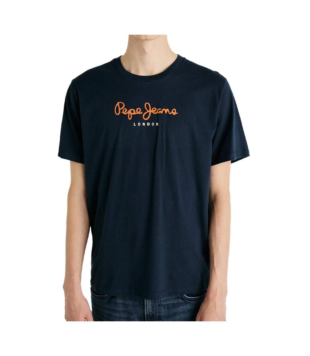 T-shirt Marine Homme Pepe jeans Eggo AQW - L-1