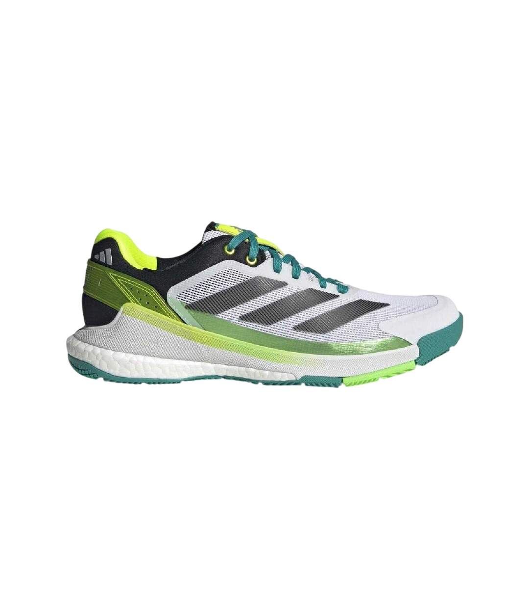 Mens Crazyquick Padel Shoes White Core Black Lime Adidas-1
