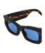 Unisex Adult Belleville Cross Logo Sunglasses One Size Havana Off-White-2