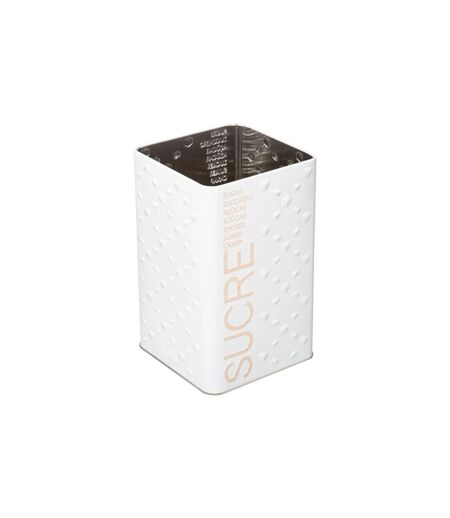 Boîte à Sucre en Poudre Scandi 18cm Blanc