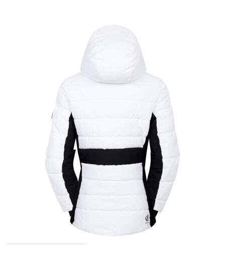 Veste de ski glacial femme/ladies blanc / noir Dare 2B