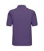 Russell Mens Polycotton Pique Polo Shirt (Purple)