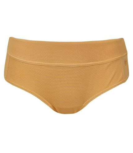 Regatta Womens/Ladies Paloma Textured Bikini Bottoms (Mango Yellow) - UTRG9200