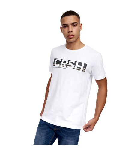 Crosshatch Mens Sullivan T-Shirt (White) - UTBG890