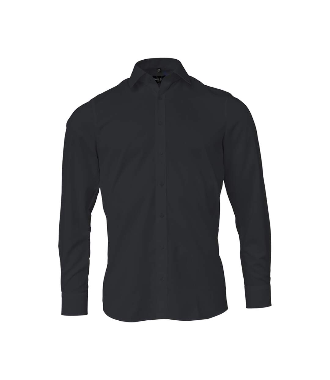 Chemise Manches Longues Homme Noir Marvelis-1