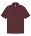 Classic Mens Pique Polo Maroon Casual-2