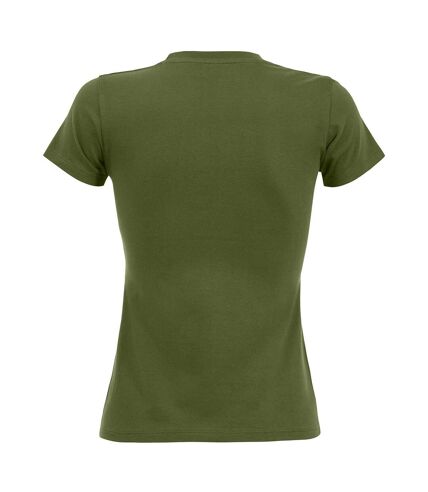 SOLS Womens/Ladies Imperial Heavy Short Sleeve T-Shirt (Dark Khaki) - UTPC291