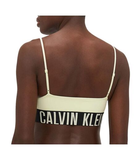 Brassière verte femme calvin klein jeans unlined - l