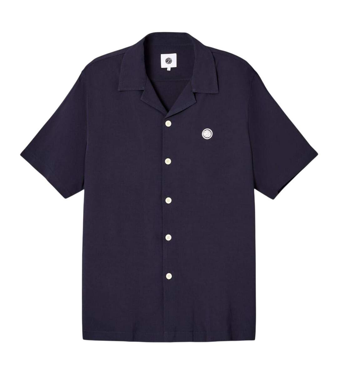 Chemise Manches Courtes Homme Bleu Marine Pretty Green-2